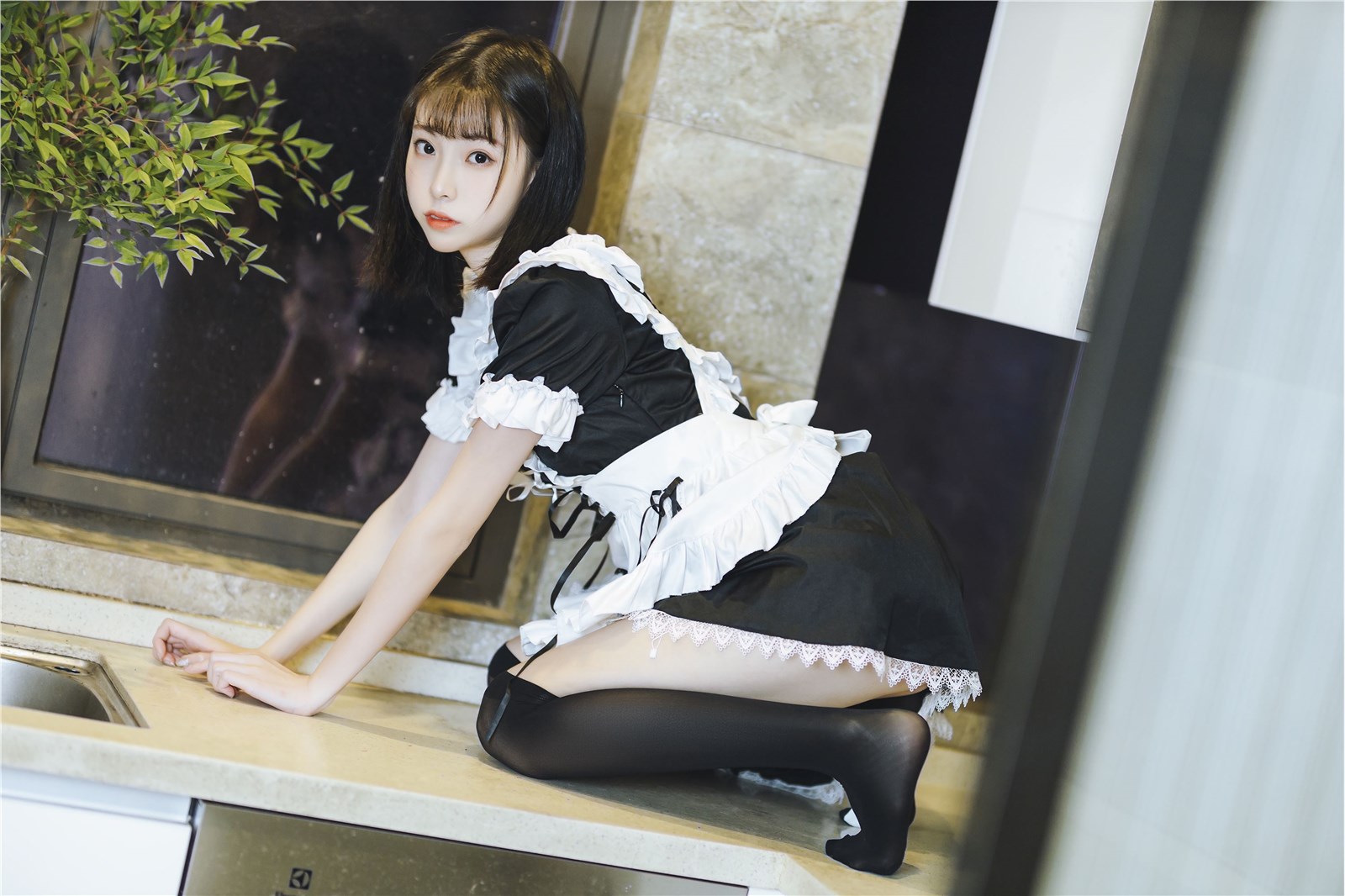 Xu LAN short skirt maid(40)